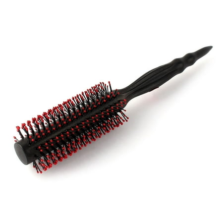 Plastic Cylindrical Anti Static Hair Styling Curling Comb Brush 25cm