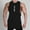 Black, variant on WAVSUF Summer Sports Tank Tops for Mens Quick Dry Vest Muscle Gym Undershirts Tank Printed Round Neck Sleeveles Pullover Black Size M