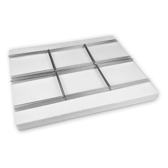 VSE Blank Yard Signs | 24"W x 18"H Signs (10 pc), Includes Metal H-Stakes | For Garage Sales Signs, Graduations, or Political Lawn Sign