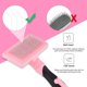 thumbnail image 4 of 2 cepillos para perros y gatos, cepillos para el cuidado del cabello para perros y gatos pequeños, medianos y grandes, pelo largo y corto, azul y rosa brillar Electrónica, 4 of 5