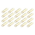 thumbnail image 1 of 20 Pcs Languettes de Tirage de Fermeture Éclair Remplacement Robuste Fixateur de Fermeture Éclair Étiquettes de Réparation Tirage Or, 1 of 9