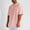 Pink, variant on Men's Summer Oversized T-Shirt Solid Short Sleeve Casual Top for Comfortable Everyday Wear