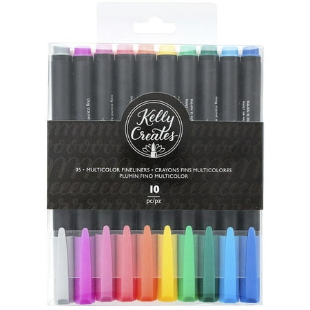 Kelly Creates Fineliner Pens: Multicolor, 10 pack