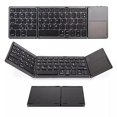 thumbnail image 1 of Teclado plegable, teclado ergonómico, teclado con panel táctil, teclado portátil inalámbrico compatible con portátiles, tabletas y teléfonos Afortunado Sencillez, 1 of 5