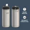 thumbnail image 2 of Thermos Stainless Steel Vacuum Insulated Icon Straw Bottle, Stainless Steel, 32oz, 2 of 8