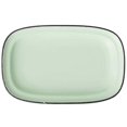 thumbnail image 1 of Oneida L2104009350 10.5 x 6.75 x 1.25 in. Tin Green Rectangular Porcelain Platter, 1 of 1