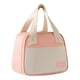 thumbnail image 1 of Fiambrera de aluminio, bolsa isotérmica trapezoidal, con lámina de aluminio reforzada, bolsa de hielo portátil, ideal para oficinistas, ecológica, hermética, plegable, con estructura, 1 of 8