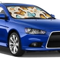 thumbnail image 4 of Fotbe Butterflies Car Windshield Sunshade | Sun Visor Protector Front Window Shade, Keeps Out UV Rays, Keeps Your Vehicle Cool-Medium, 4 of 7