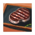 thumbnail image 3 of A Steak Supper Scene - Canvas, 3 of 25
