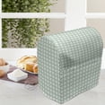 thumbnail image 3 of Abstract Stand Mixer Cover, Rhythmic Monochrome Elements Illustration Print on Plain Backdrop, Kitchen Appliance Organizer Bag Cover with Pockets, 5 Quarts, White and Dark Sea Green, by Ambesonne, 3 of 4