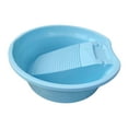 thumbnail image 3 of GUOOL Lavabo Compact Commode Planche à Laver à la Main pour Pantalon Chemise Sous-Vêtements Bleu, 3 of 9