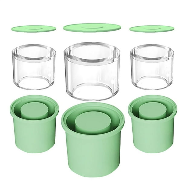 Moldes de Cubitos de Hielo Desmontables para Refrigeradores de Tazas Térmicas, Herramientas para Helado DIY para Café, Whisky, Bebida de Verano