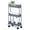 Blue, variant on Slim Rolling Storage Cart 3 Tier Bathroom Organizer Laundry Utility (turq)