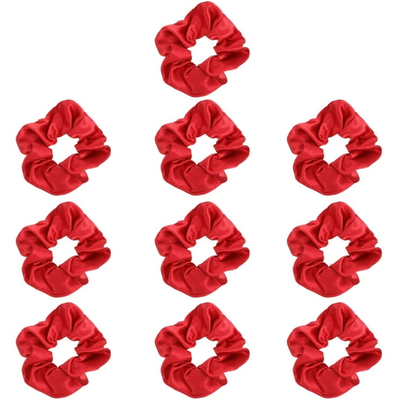 Stri 10pcs Christmas Hair Scrunchies Elastic Hair Bands Fashion Accessory for Girls