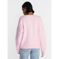 thumbnail image 3 of No Boundaries Studded Sweater, Lightweight, Women's and Women's Plus XXS-XXL, 3 of 5