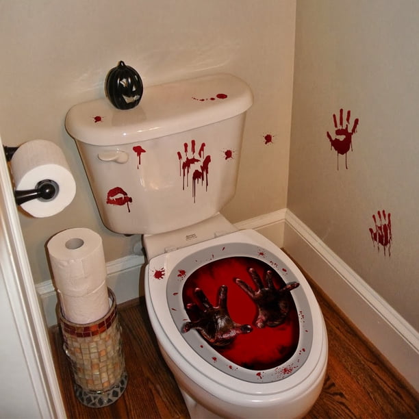 NAMEY Letrero De Baño De Halloween, Arte De Halloween, Baño, Impresión
