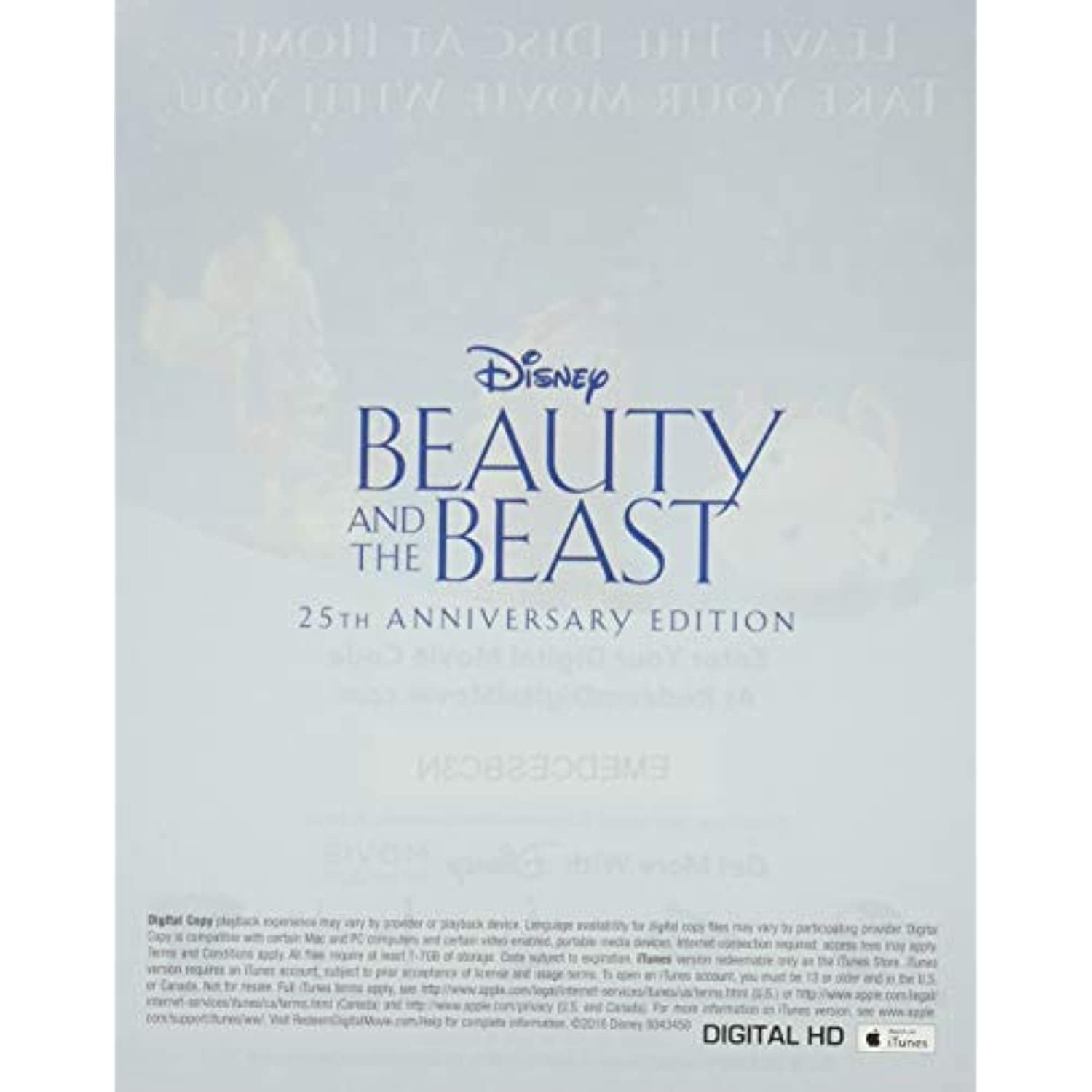Beauty And The Beast (25th Anniversary Edition) (Blu-ray + DVD +