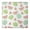 White-658, variant on Waterproof Square Tablecloth with Summer Beach Palm Trees and Tropical Palm Trees Prints, Elastic Edge Fit, Backing for Table Protection, Ideal for Patio, Camping, and Party Use