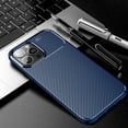 thumbnail image 2 of for iPhone 11 Pro Max Case Carbon Fiber Patterned, Military-Grade Drop Protection Cover, Slim Shockproof TPU Rubber for iPhone 11 Pro Max Anti-Scratch,Supports Wireless Charging,Blue, 2 of 9