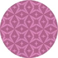 thumbnail image 1 of Ahgly Company Indoor Round Patterned Dimorphotheca Magenta Pink Area Rugs, 7' Round, 1 of 6