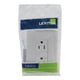 thumbnail image 2 of Contacto Dúplex Leviton Plástico Blanco 15A 125250V, 2 of 3