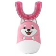 thumbnail image 1 of Cepillo de dientes eléctrico infantil en forma de U???? Cepillo de dientes automático ultrasónico???Rosa??‰ ZefeiWu 8390615490092, 1 of 1