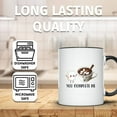 thumbnail image 3 of You Complete Me Hot Cocoa Mug - Cute Marshmallow Coffee Mug - Couple Gift - Funny Hot Chocolate Mug - Mug for Him and Her - 11 Ounce Black Rim Handle Novelty Coffee Cup - WMUG1567-BLK, 3 of 5