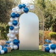 thumbnail image 3 of Wedding Arch Backdrop Cover, Stretchy Spandex Wall Arch Covers Fitted Glitter Round Top Chiara Backdrop Covering for Wedding Birthday Party Baby Shower Ceremony Banquet Decoration, 3 of 9
