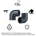thumbnail image 4 of Unique Bargains 90 Degree Elbow PVC Pipe Fittings 1" 2 Way Furniture Grade PVC Connectors, 4 of 5