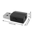 thumbnail image 4 of Tholdsy Adaptador de audio Receptor inalámbrico USB Convertidor de audio 2 en 1 compatible con Bluetooth con entrada Cables de audio/vídeo, 4 of 6