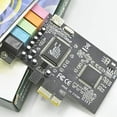 thumbnail image 3 of Padarsey PCIe Sound Card, 5.1 Internal Sound Card for PC Windows 7 with Low Profile Bracket, 3D Stereo PCI-e Audio Card, CMI8738 Chip 32/64 Bit Sound Card PCI Express Adapter, 3 of 5