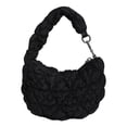 thumbnail image 1 of Bolso Mano Plisado para Mujer Muñeca Acolchado Al Aire Libre Gran Capacidad Suave, 1 of 9