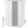 thumbnail image 2 of Gray Solid Color Texture Waterproof Fabric Shower Curtain,Simple Grey Stripes Waterproof Fabric Shower Curtain for Bathroom Curtains Bathtubs Hotel Shower Curtains with 12 Hooks Standard 60x72, 2 of 8