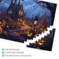 thumbnail image 3 of 500 PCS Moon Night Pumpkin Villa 500 Piece Puzzle For Adults,Challenging Brain Exercise,Classic Pumpkin Holiday Wooden Jigsaw Puzzles,Puzzles Suitable For Entertaining With Family During Holidays, 3 of 6