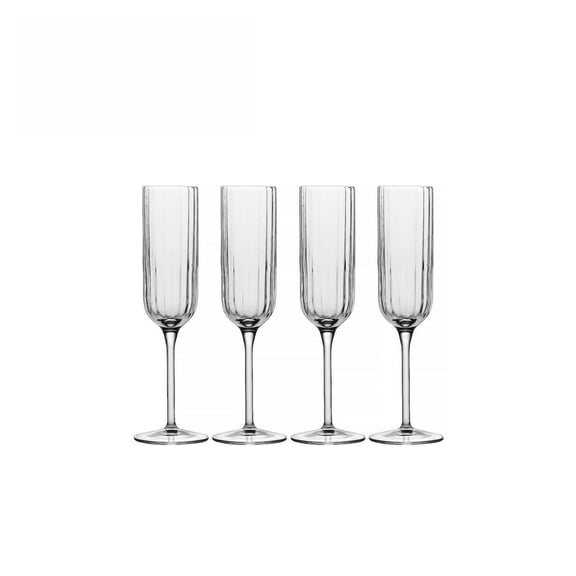 Luigi Bormioli Bach 7 oz Champagne Flute, 7 ounces, Clear