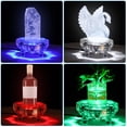 thumbnail image 5 of Base de luz LED de cristal Uxcell, pedestal de exhibición de 2.99" de diámetro, base con cable que cambia, clara, 5 of 5