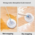 thumbnail image 5 of RXIRUCGD Wall Mop Wall Cleaner with Long Handle, 180-degree Rotating Mop Baseboard Cleaner Tool, Microfiber Ceiling Dust Mop Duster Washer Cleaning Brush for Wall, Floor, Window,Car, 5 of 5