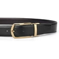 thumbnail image 2 of NANAHuang Reversible Leather Belts For Men Big and Tall 32"-62" Trim To Fit With Gift-Box, 2 of 7