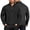 ZA-Black mens sweatshirts, variant on DIOAZUD Men's Quarter Zip Pullover Long Sleeve Stand Collar Sweatshirt Solid Color Basic Shirts Big and Tall Tops for Men