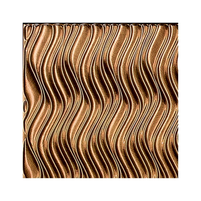 FASÄDE Easy Installation Current Antique Bronze Wall Panel Sample (12" X 12" Sample)