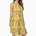 thumbnail image 2 of Miss Frizzle In A Pickle Magic School Bus Spring Summer Dresses For Women Fashion Dress Casual Sleeveless Loose Sundress With Pockets, 2 of 4