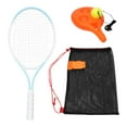 thumbnail image 3 of Juego de raquetas de tenis para jóvenes, kit de entrenamiento de tenis individual, equipo ligero para ejercicios azul, 3 of 9