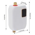 thumbnail image 6 of 110V 3000W Mini Electric Tankless Water Heater Instant Hot Kitchen Heater, 6 of 12