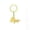 #1612-Gold, variant on Homekingdee 2026 Year of the Horse Alloy Keychain - Fashion Metal Horse Pendant for Keyring, Backpack, Car Decoration, Ideal Chinese New Year Gift