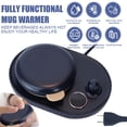 thumbnail image 3 of EROCK Mug Warmer Auto Shut Off Coffee Cup Warmer 3 Temperature For Desk + Hand Warmer, 3 of 16
