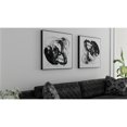 thumbnail image 4 of Gild Design House Plastic Frame Abyss II Hand Painted Canvas in Black/White, 4 of 4