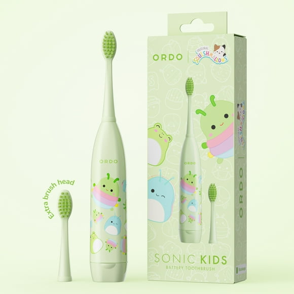 Brosse À Dents À Piles Ordo Sonic Kids – Squishmallows Rutabaga – Vert
