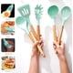 thumbnail image 3 of Kitchen Utensil Set, Silicone Cooking Utensils 12 Pcs Kitchen Tools With Natural Wooden Handles For Home Household Apartment Essentials Nonstick Cookw, 3 of 5