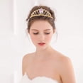 thumbnail image 2 of Tiara y corona para mujeres y niñas con peines princesa tiara corona boda diademas nupciales fiesta de graduación, 2 of 5