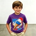 thumbnail image 1 of T-shirt Garçon Col Rond T-Shirt Graphique T-Shirt d'Été Chemises pour Filles Hauts 12-13 Ans, 1 of 3